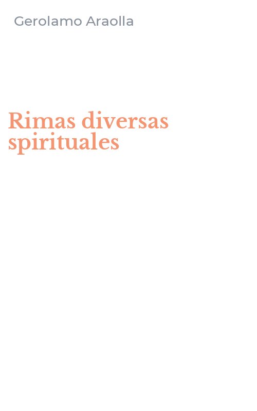 Rimas diversas spirituales
