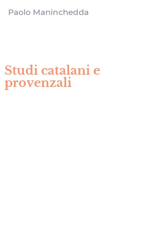 Studi catalani e provenzali