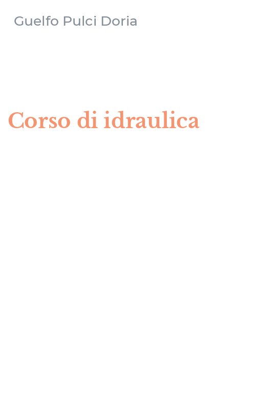 Corso di idraulica