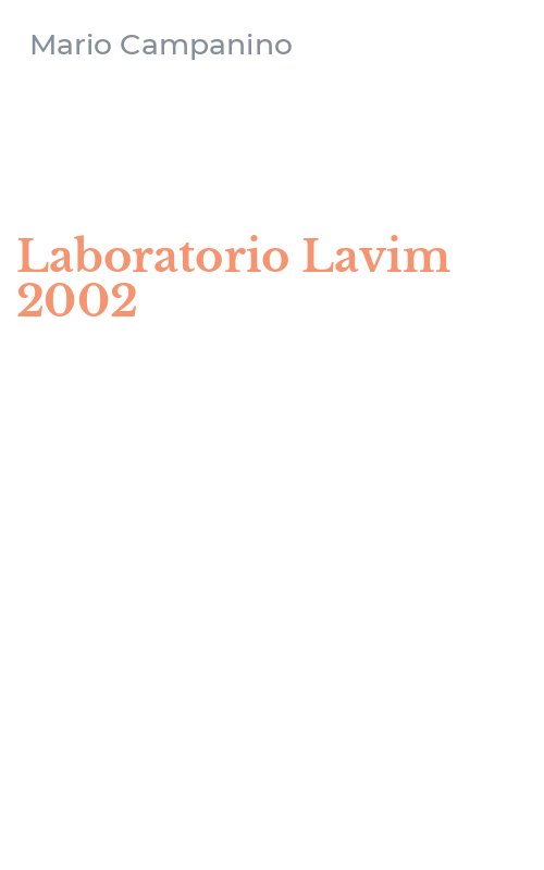 Laboratorio Lavim 2002