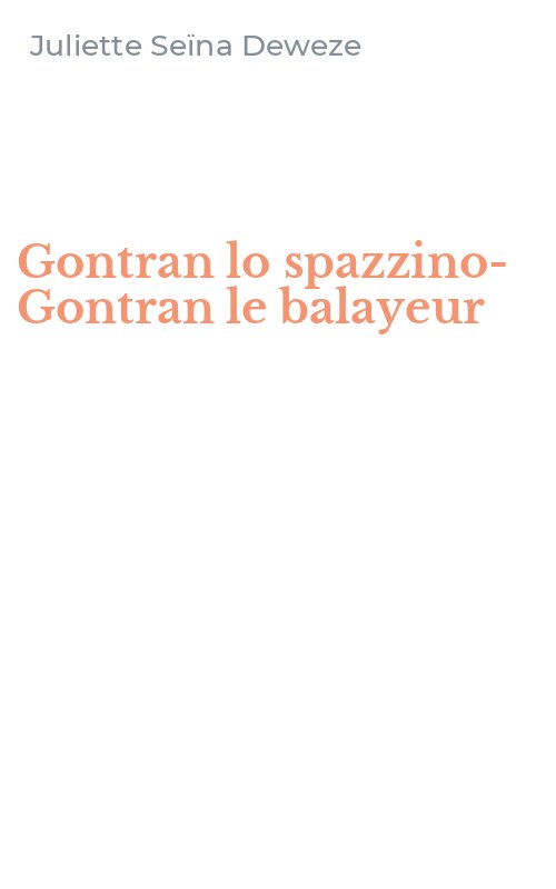 Gontran lo spazzino-Gontran le balayeur