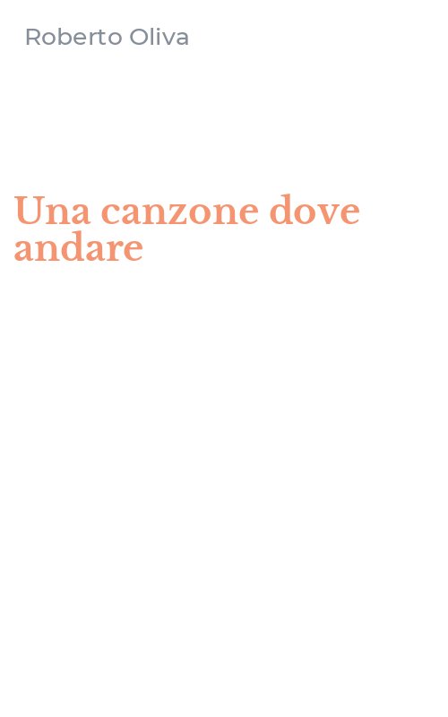 Una canzone dove andare