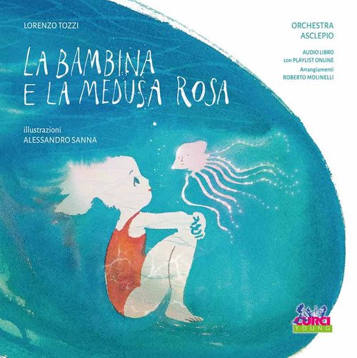 La bambina e la medusa rosa