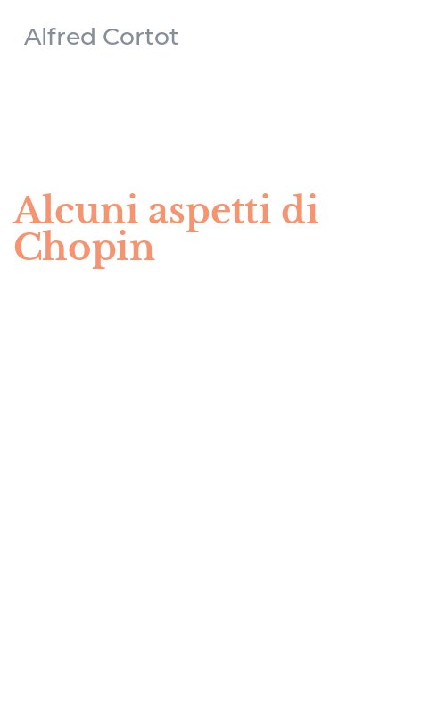 Alcuni aspetti di Chopin