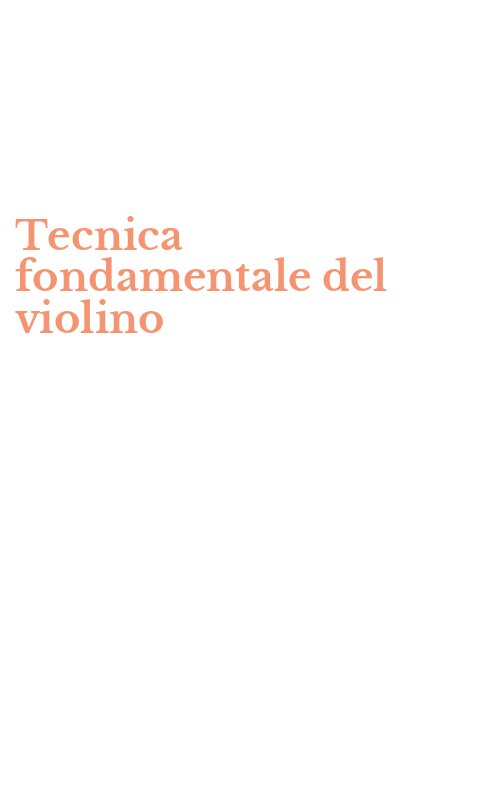 Tecnica fondamentale del violino