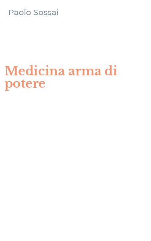 Medicina arma di potere