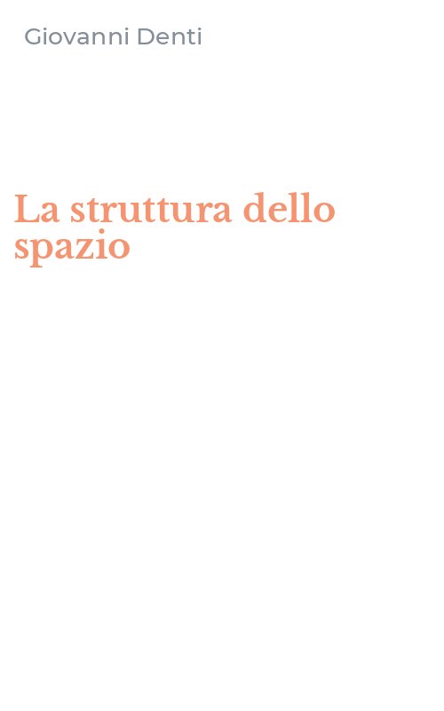 La struttura dello spazio