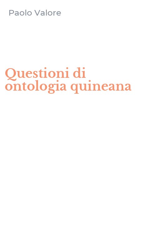 Questioni di ontologia quineana