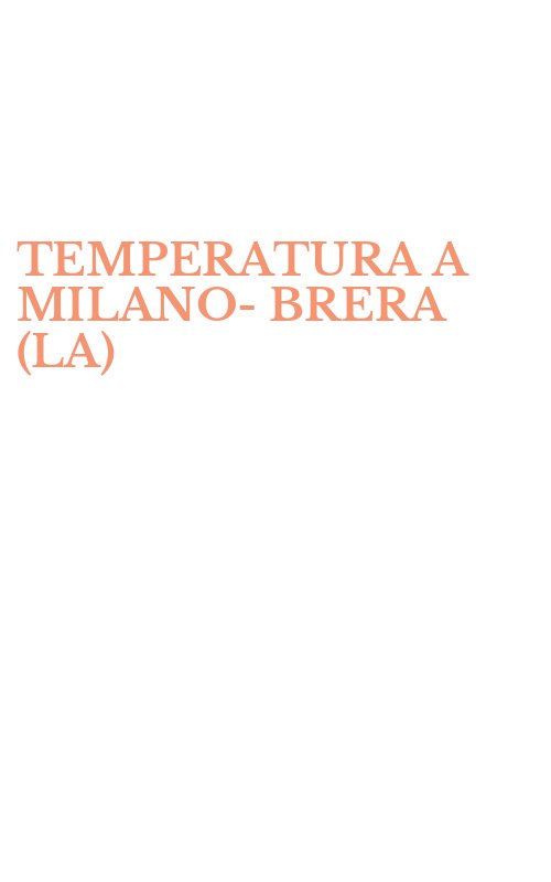 TEMPERATURA A MILANO-BRERA (LA)