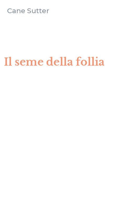Il seme della follia