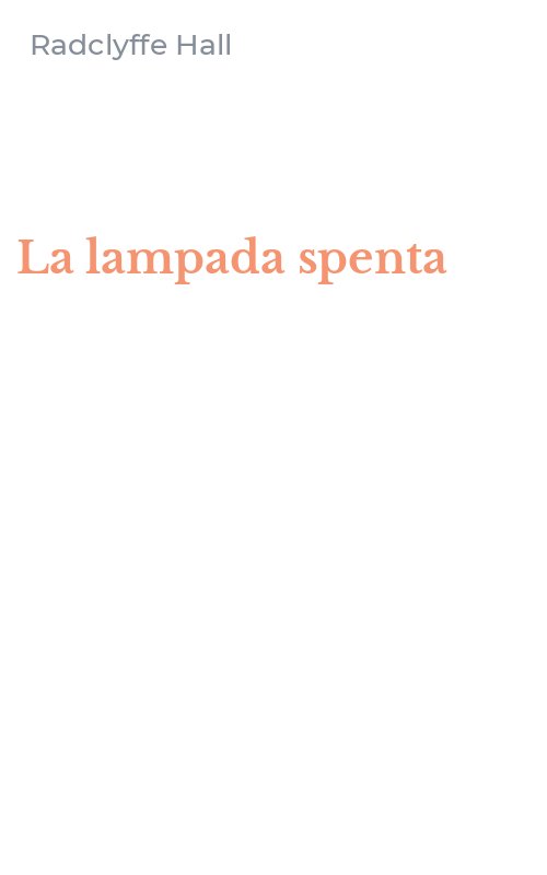 La lampada spenta