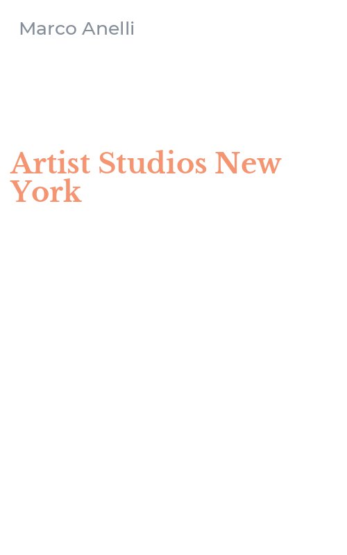 Artist Studios New York