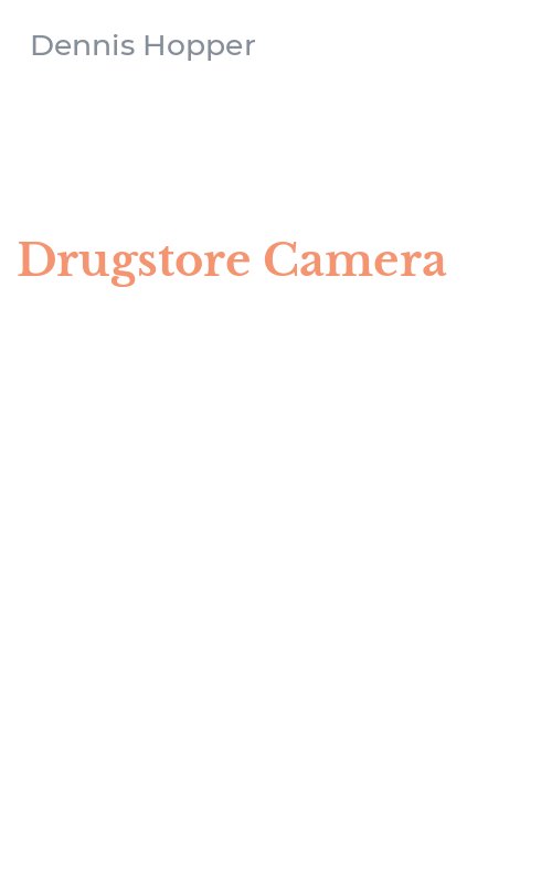 Drugstore Camera