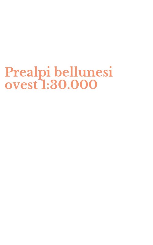 Prealpi bellunesi ovest 1:30.000