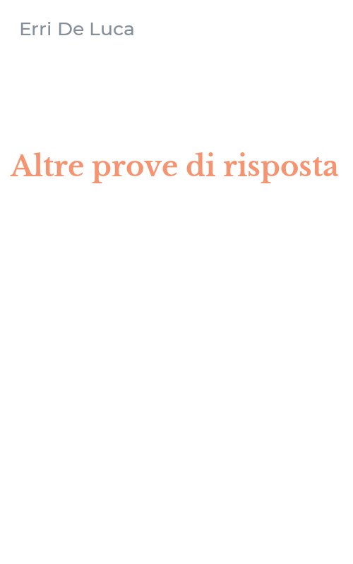 Altre prove di risposta