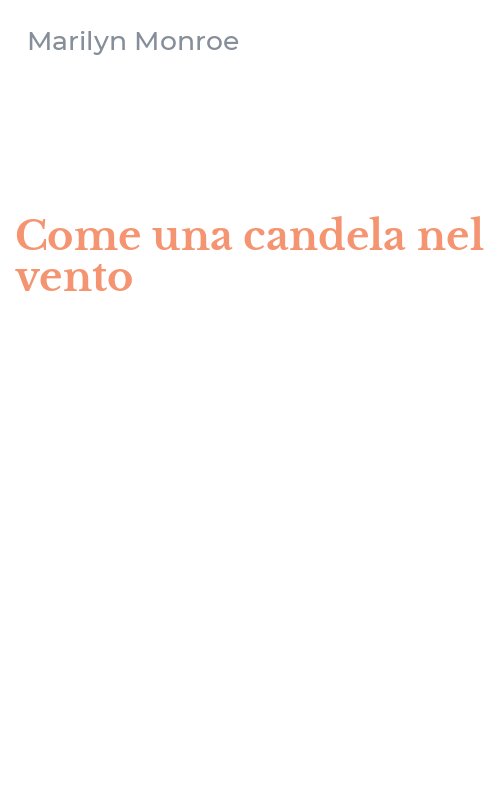Come una candela nel vento