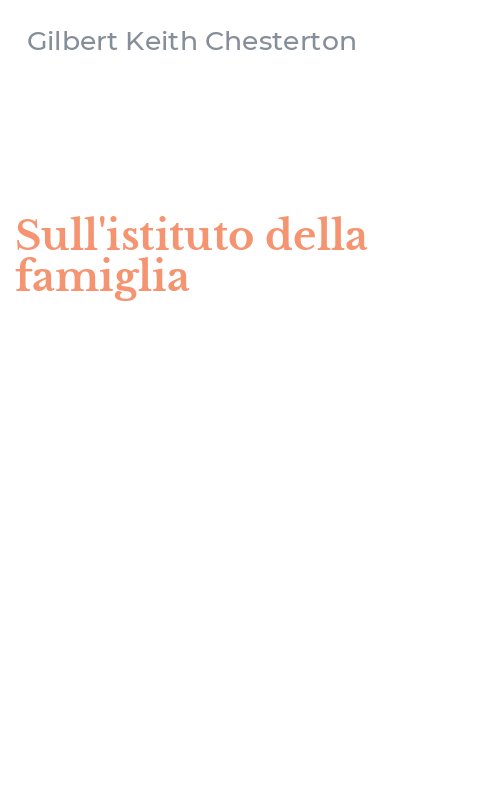 Sull'istituto della famiglia