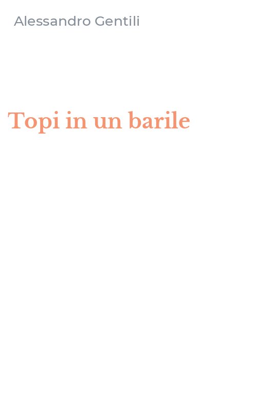 Topi in un barile