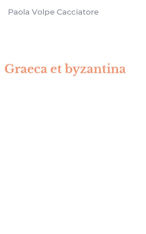 Graeca et byzantina