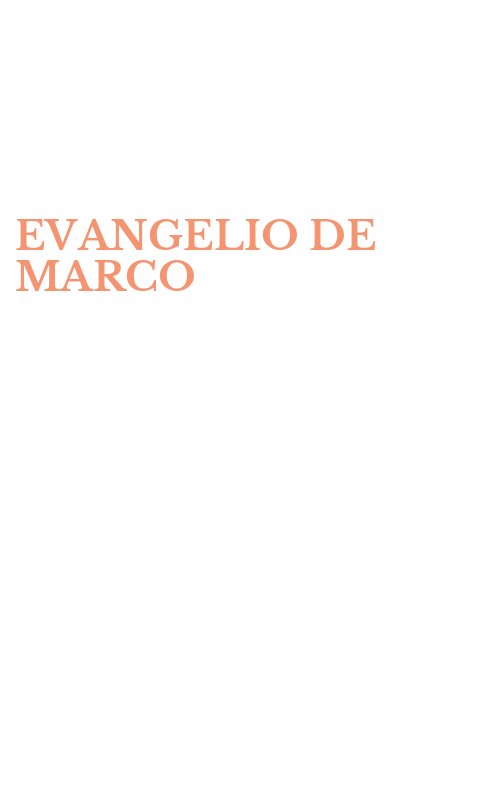 EVANGELIO DE MARCO