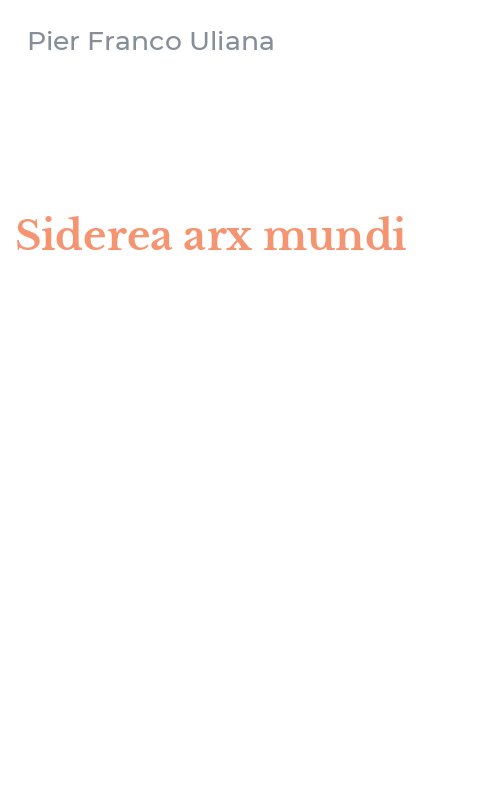 Siderea arx mundi
