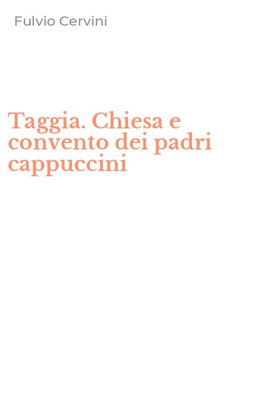 Taggia. Chiesa e convento dei padri cappuccini
