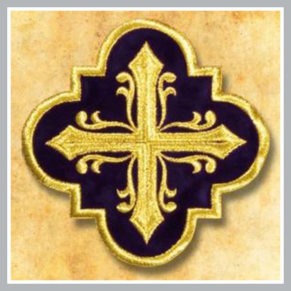 DECORAZIONE VIOLA CON ORO