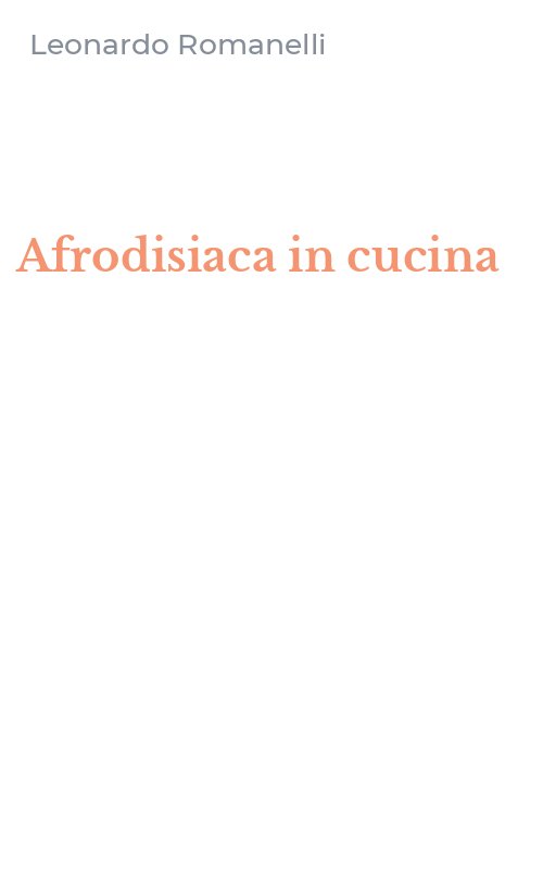 Afrodisiaca in cucina