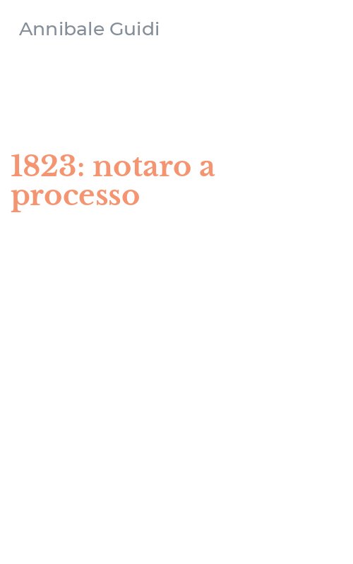 1823: notaro a processo