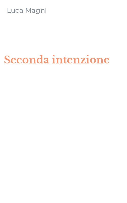 Seconda intenzione