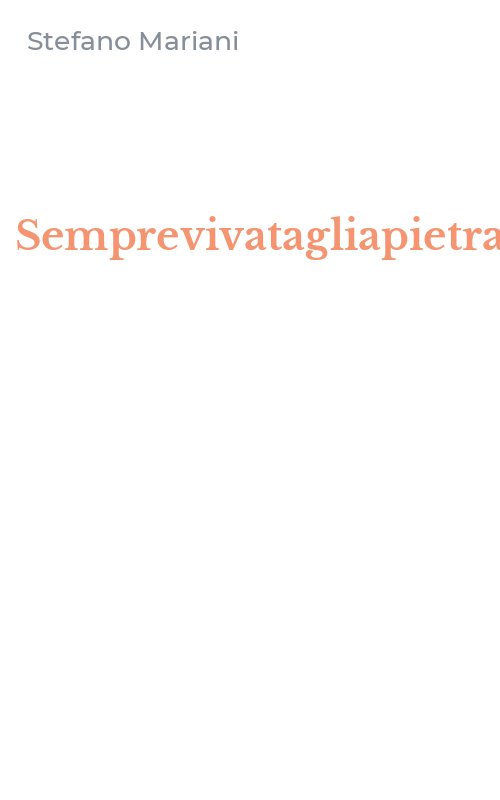 Semprevivatagliapietra