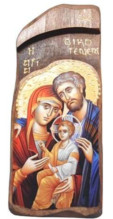 ICONA SACRA FAMIGLIA 10X30 CM