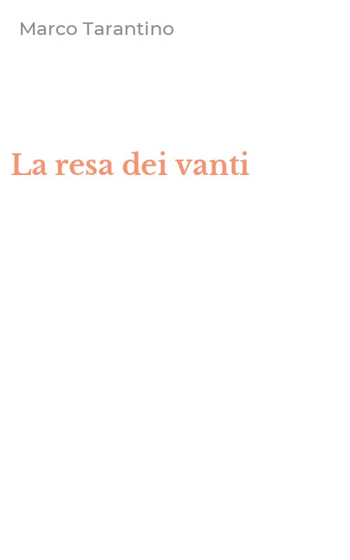 La resa dei vanti