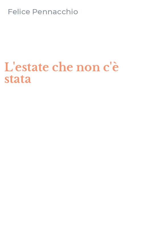 L'estate che non c'è stata
