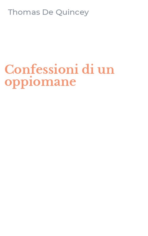 Confessioni di un oppiomane