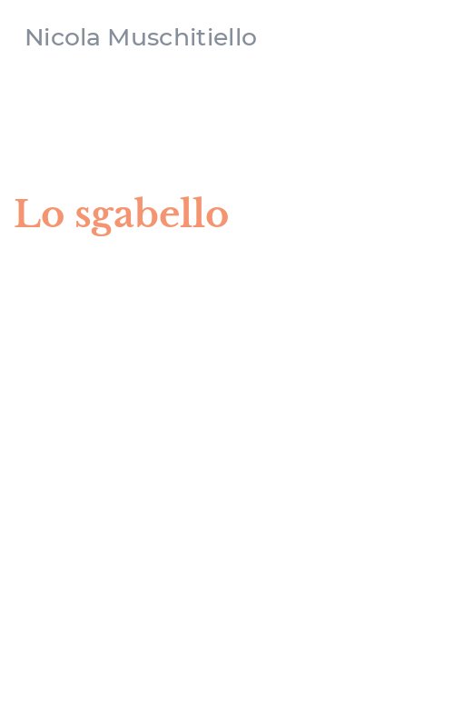 Lo sgabello