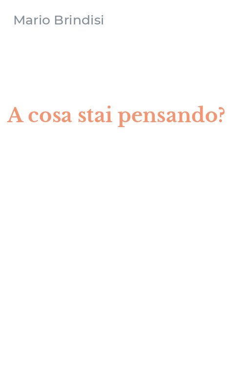A cosa stai pensando?