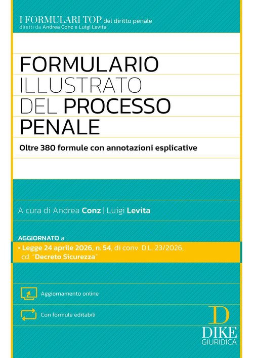 Formulario illustrato del nuovo processo penale