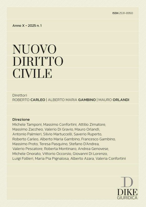 Nuovo diritto civile