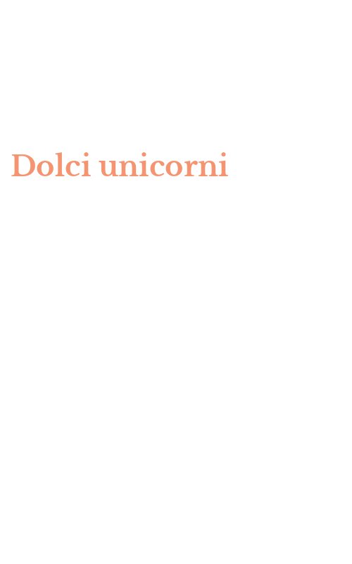 Dolci unicorni