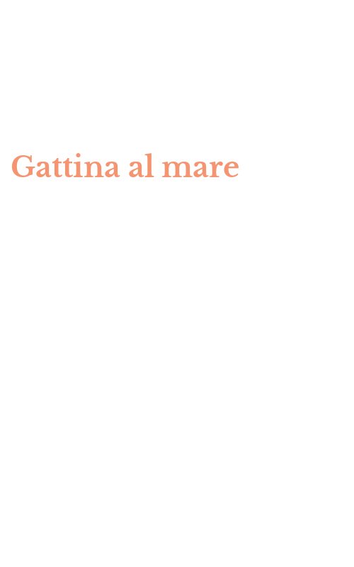 Gattina al mare