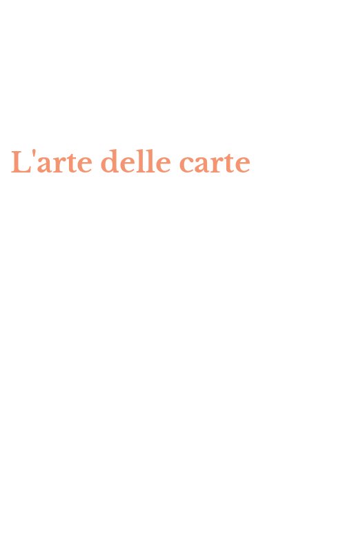 L'arte delle carte