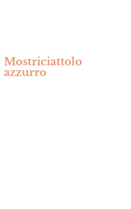 Mostriciattolo azzurro