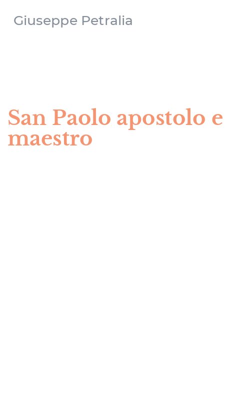San Paolo apostolo e maestro