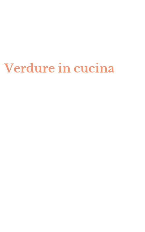 Verdure in cucina