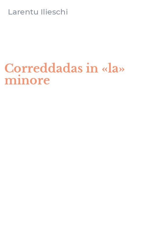 Correddadas in «la» minore