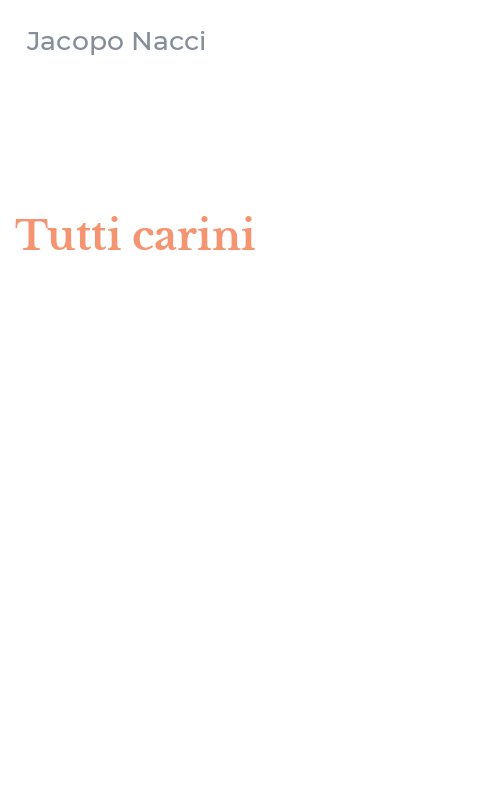 Tutti carini