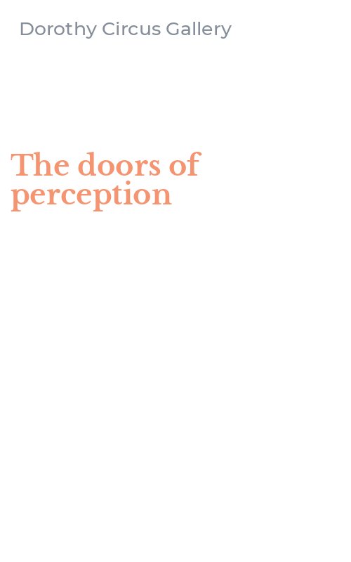 The doors of perception