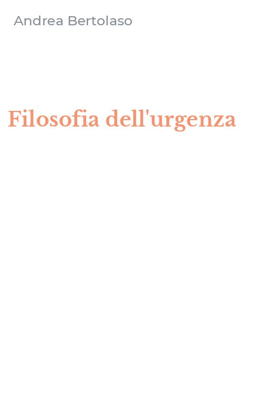 Filosofia dell'urgenza