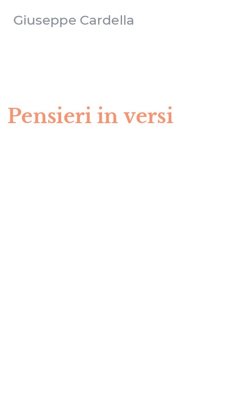 Pensieri in versi